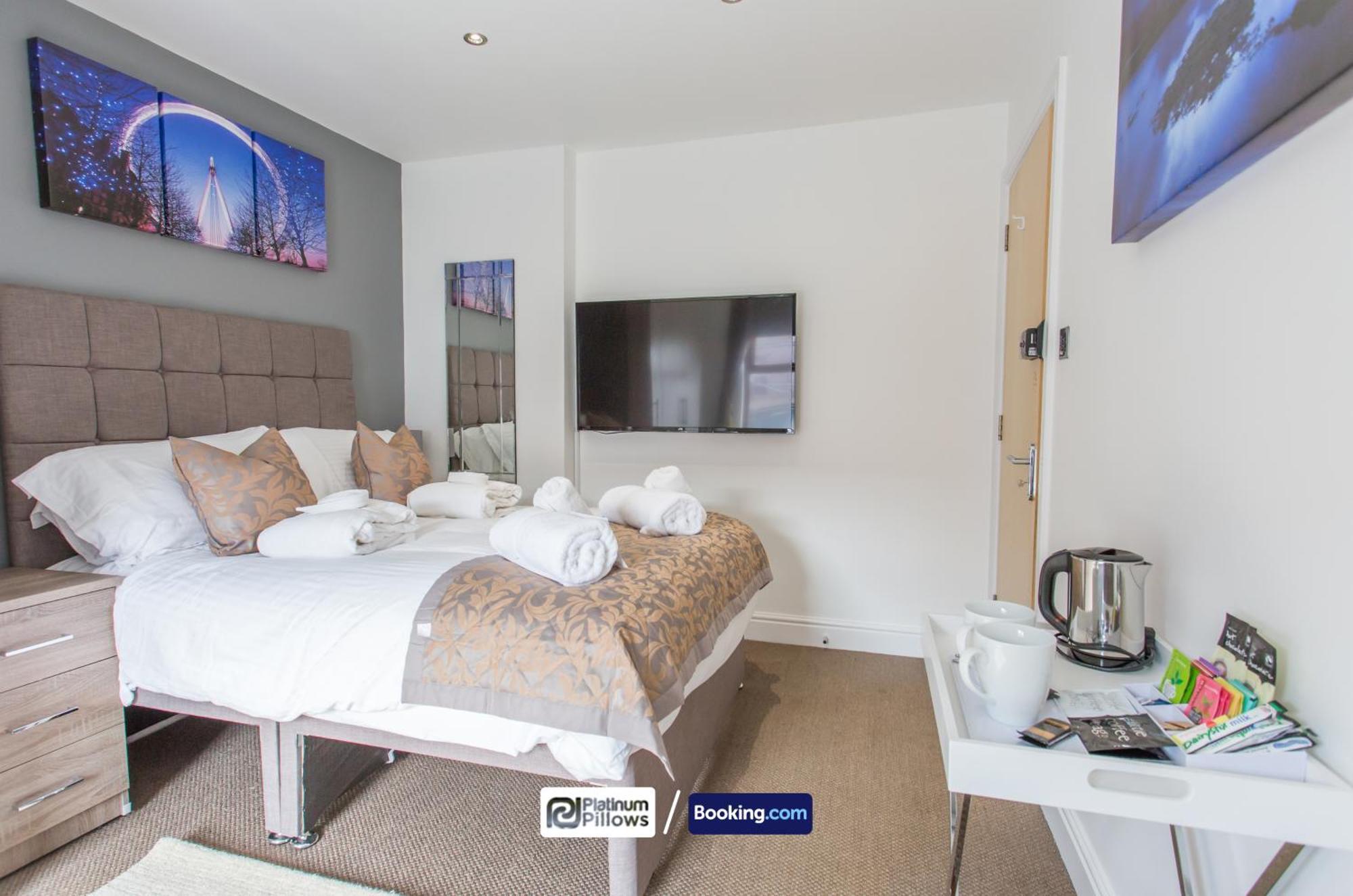 Modern Oxford 4 Bedroom Apartment, Contractor Accommodation, Walkable Into City Centre, Weekly & Monthly Deals Exterior foto